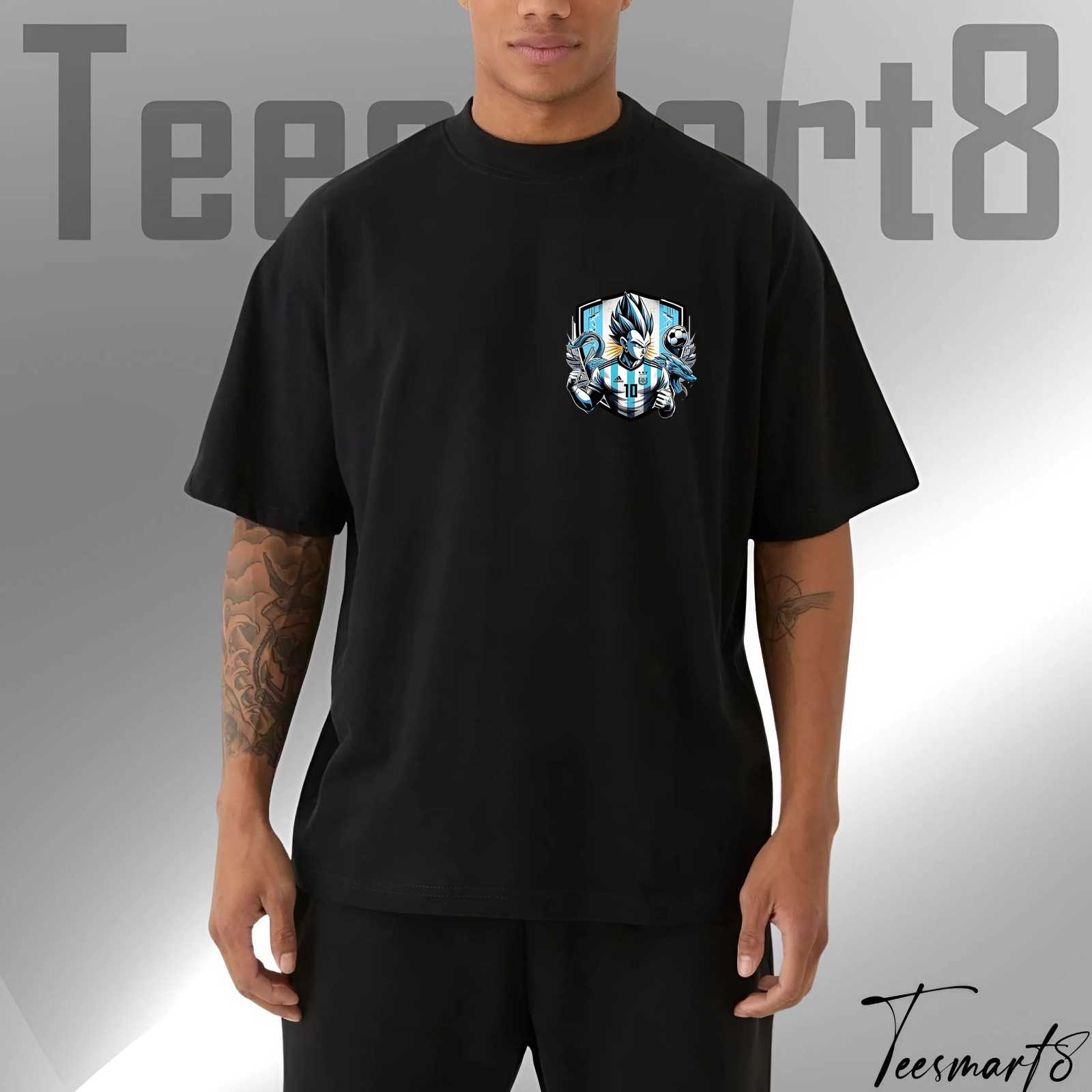 Dragon Ball X Argentina T-Shirt – Goku Fusion Football Fan Tee